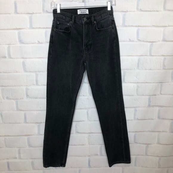 Reformation Julia Cigarette High Rise Jeans Size 25 Monterey Wash - Picture 1 of 7